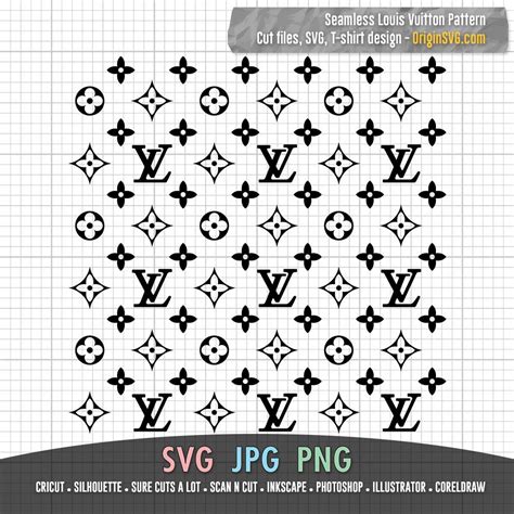 printable louis vuitton pattern|louis vuitton cricut template free.